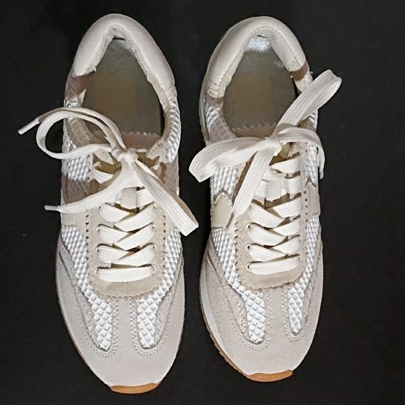 Dolce Vita Beige and White Sneakers - Picture 3 of 7